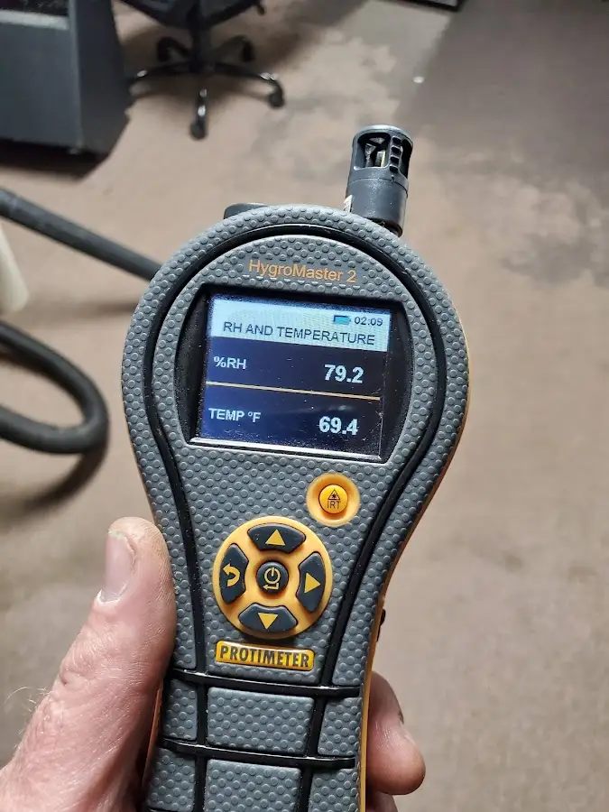 Moisture meter humidity assessment for Fire & Smoke Damage Restoration in Florin